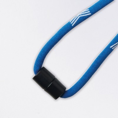 Lanyard publicitario de poliéster con grapa metálica y mosquetón